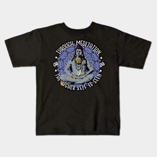 Shiva : Meditation Kids T-Shirt